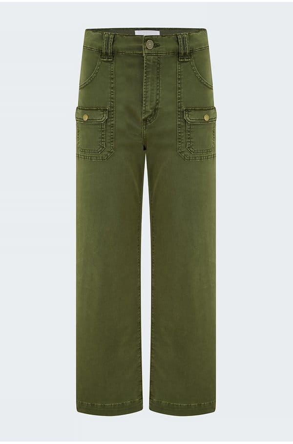 utility pocket pant in washed winter moss