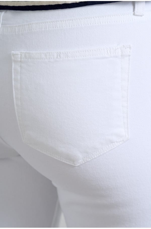 leenah wide ankle jean in crisp white