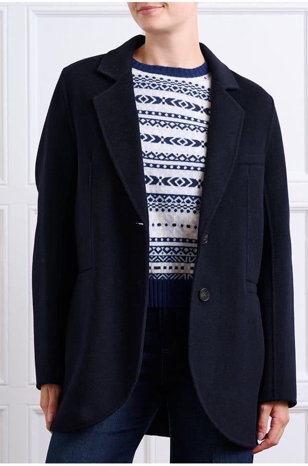 marc jacket in marine