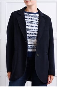 marc jacket in marine