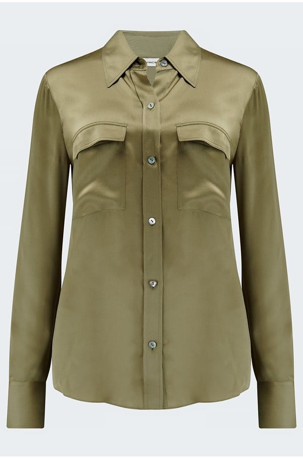 Vince Women's Cotton Shirt Blue main image 1