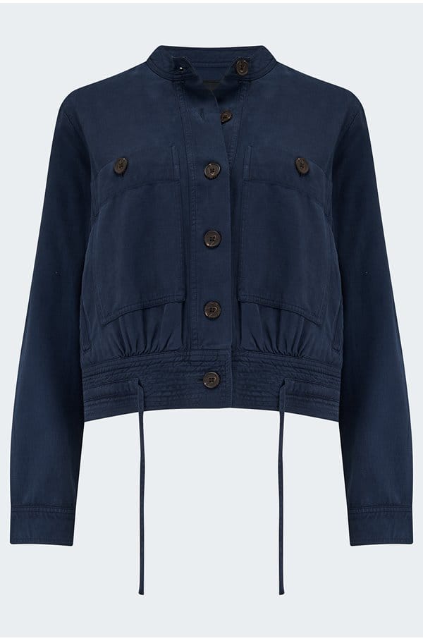 alma jacket in navy