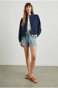 alma jacket in navy