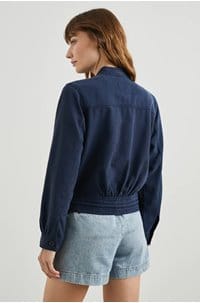 alma jacket in navy