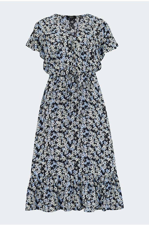 Trilogy Stores | Kiki Dress in Midnight Meadow Floral