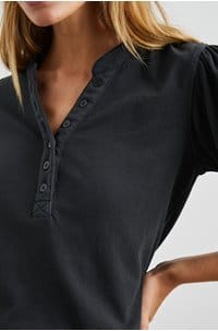 jewel top in black
