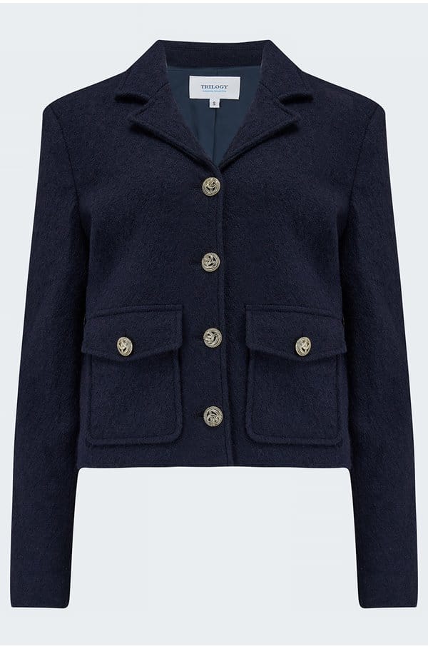 iconic jacket in navy