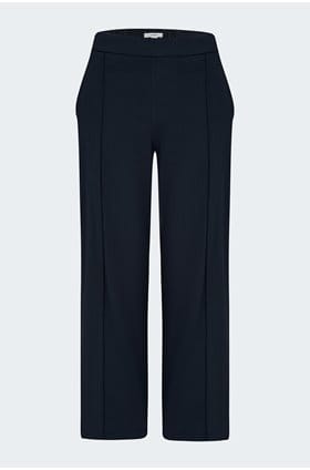 Mid Rise Tapered Pull On Pant in Marina