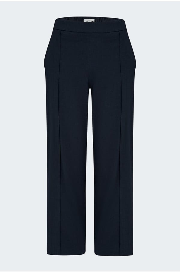 mid rise tapered pull on pant in marina