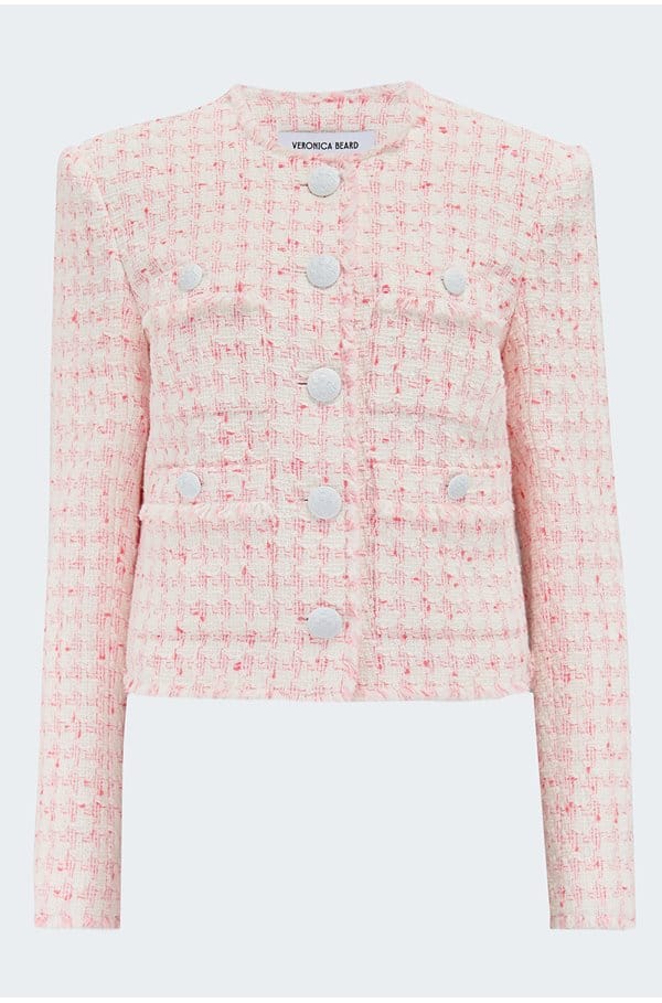 olbia jacket in white coral