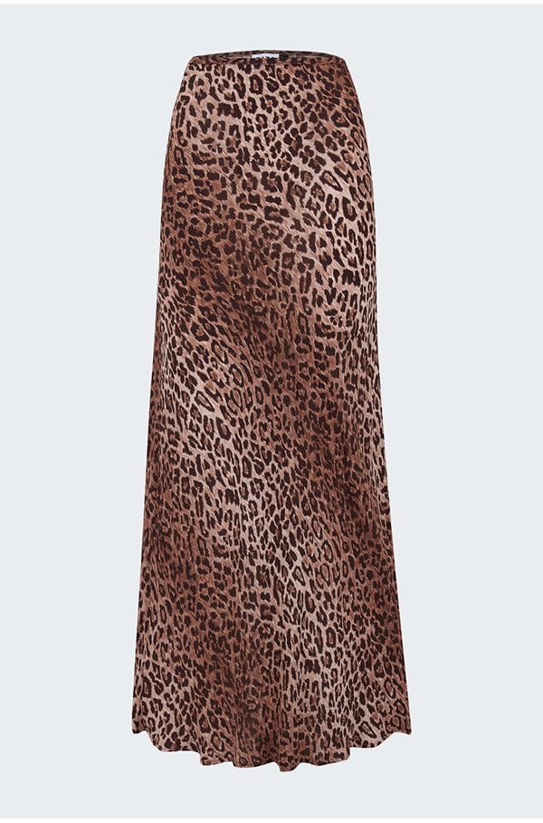 kelly skirt in leopard