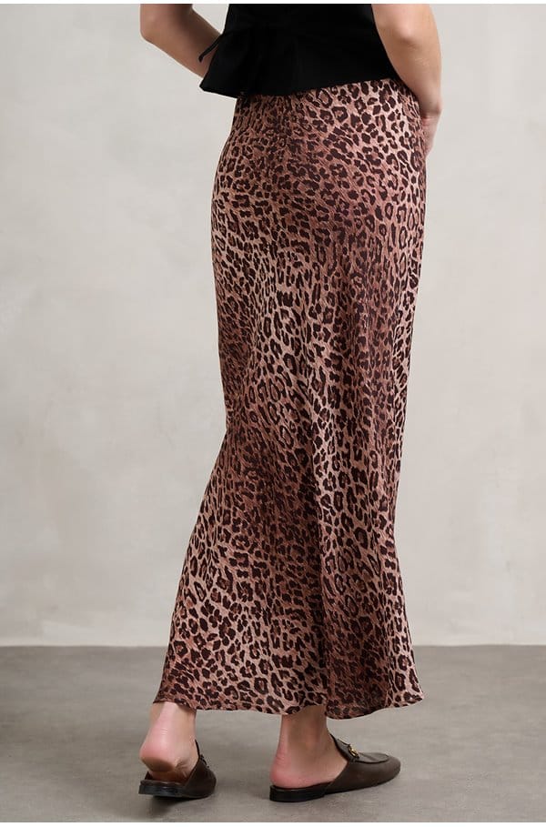 kelly skirt in leopard