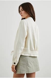 alma jacket in ecru