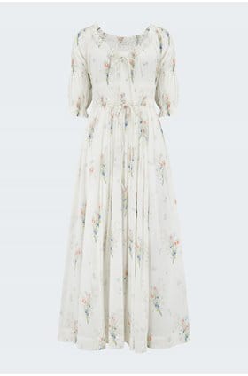 Ischia Dress in Painted Bouquet