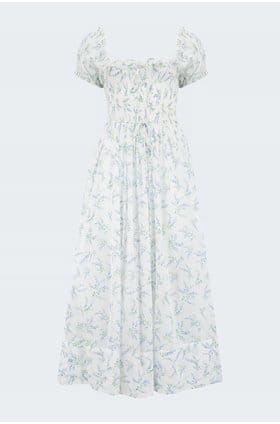 Stanza Dress in Blanc Bluebell Ballard