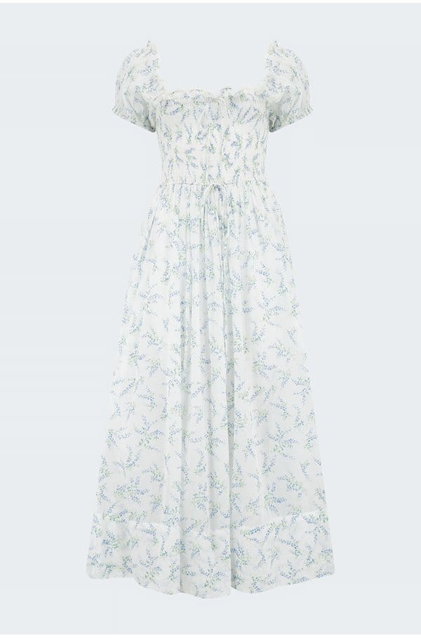 stanza dress in blanc bluebell ballard