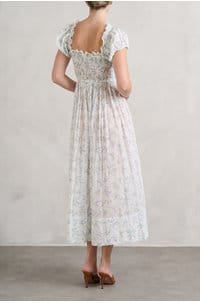 stanza dress in blanc bluebell ballard
