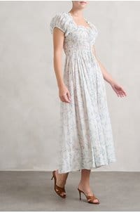 stanza dress in blanc bluebell ballard