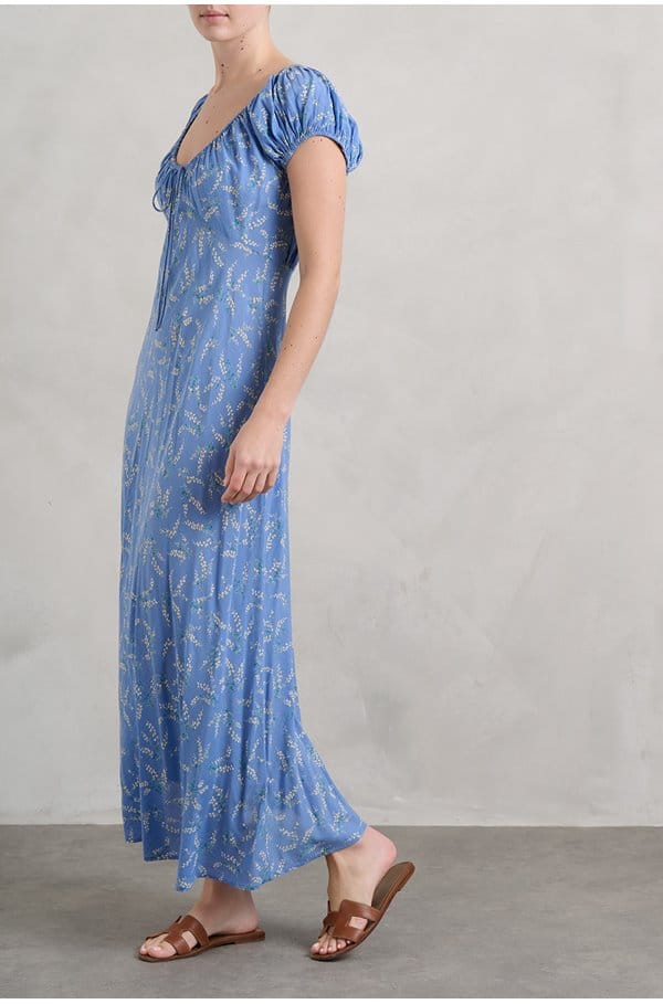 sofia dress in lapiz bluebell ballard