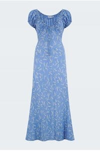 sofia dress in lapiz bluebell ballard