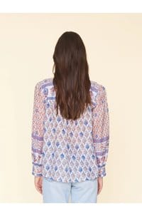 lettie top in white posy