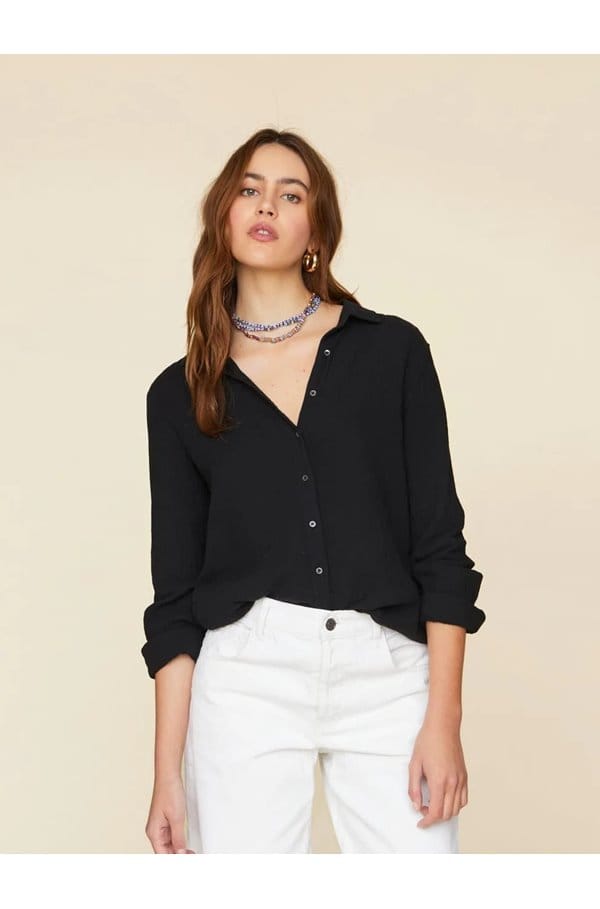 scout shirt in black