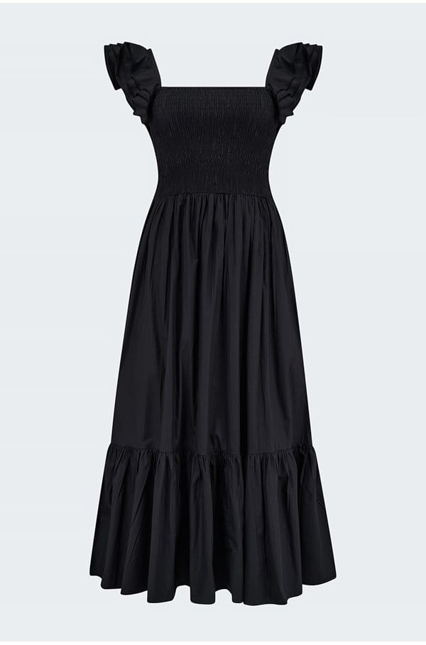 olympia dress in black