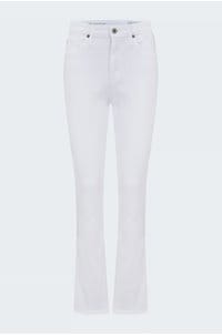 mari straight jean in white