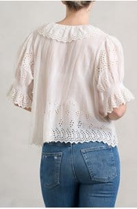 henri top in salt eyelet