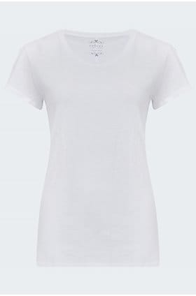 Odelia Tee in White