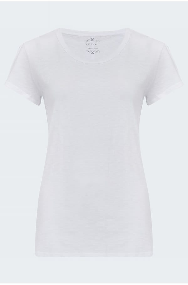 odelia tee in white