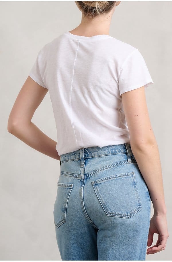 odelia tee in white
