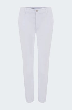 caden trouser in white