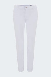 caden trouser in white