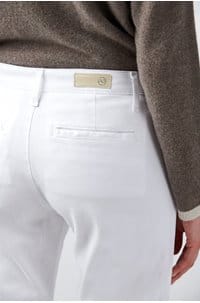 caden trouser in white