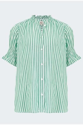 Marnie Top in Kelly Stripe