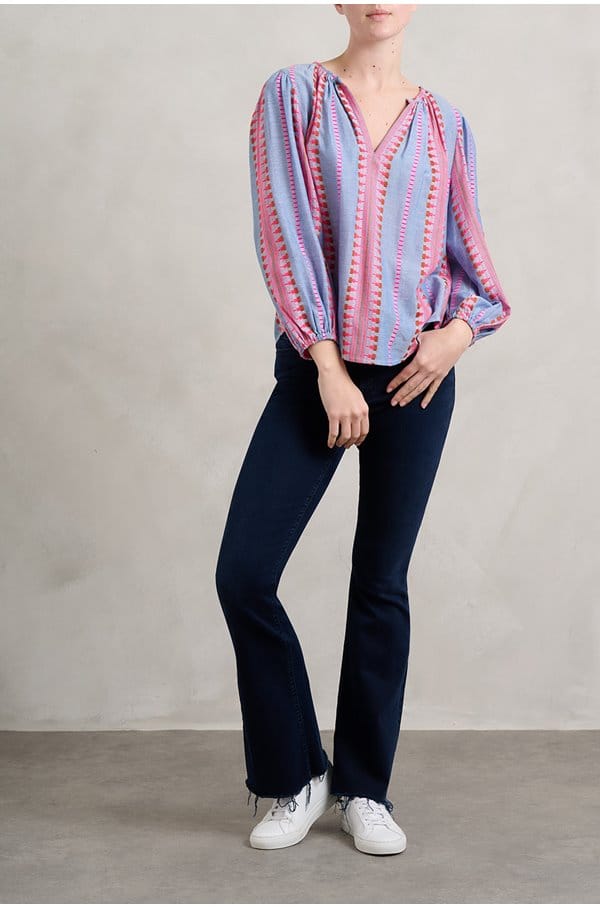 the weekender fray flare in chip on my shoulder