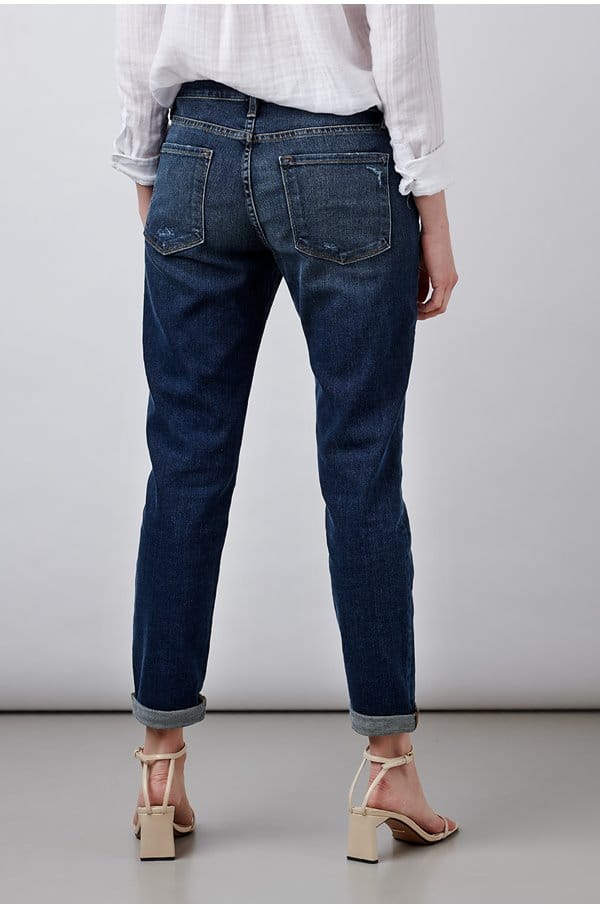 le garcon boyfriend jean in azure 