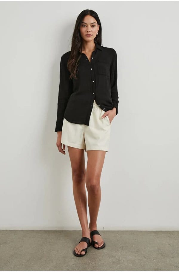 ellis shirt in black