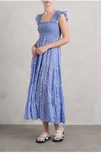 kendall dress in carnation blue