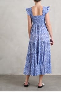 kendall dress in carnation blue