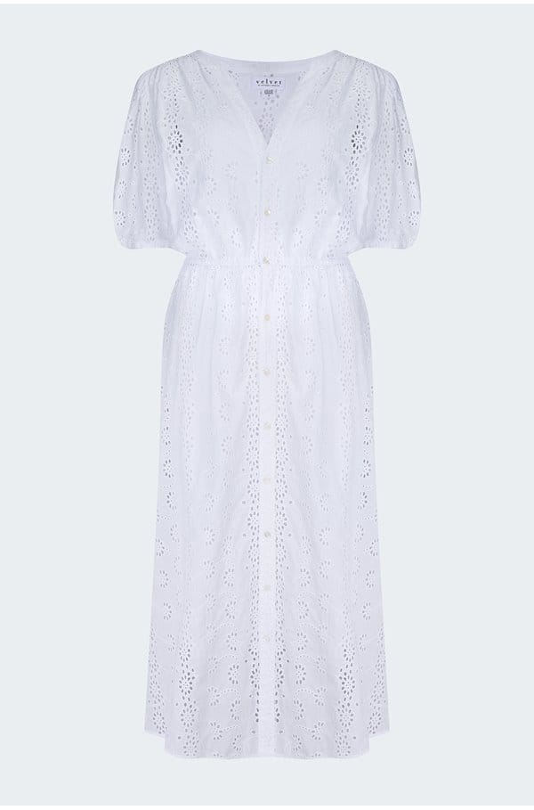 rorio dress in white
