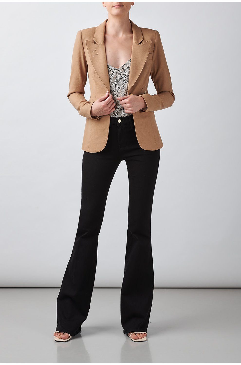 Classic Duchess Blazer in Camel
