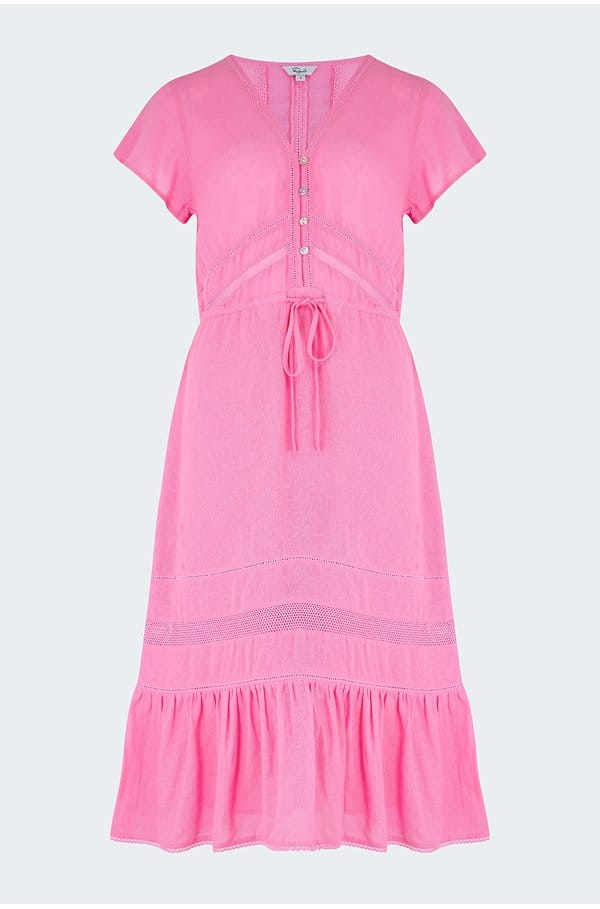 kiki dress in hot pink