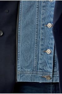 slate dickey jacket insert in denim blue