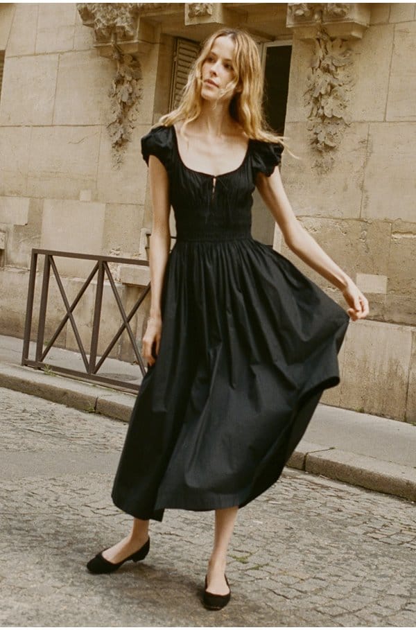 quinn dress in black