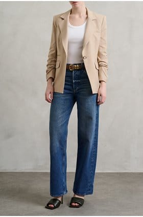 Ayla Cuffed Crop in Claremont