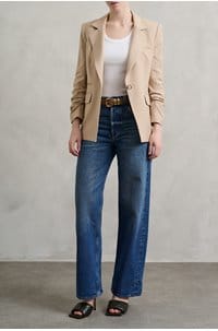 ayla cuffed crop in claremont