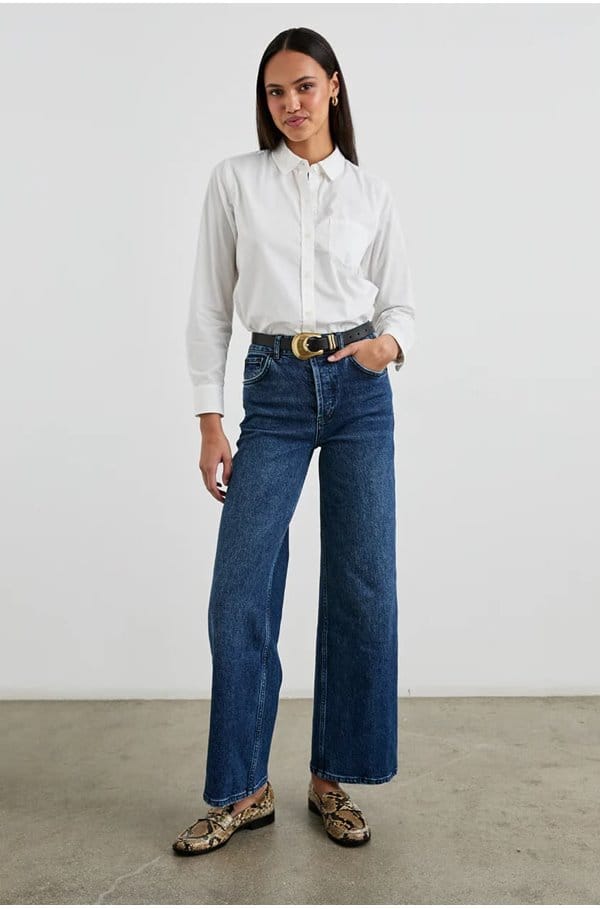 stina shirt in white