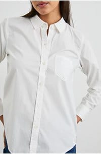 stina shirt in white